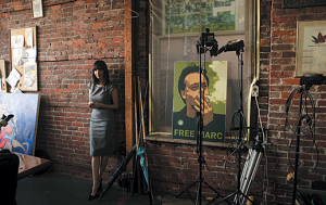 Jodie at Emery headquarters, on West Hastings Street in Vancouver (Photo by Johann Wall)